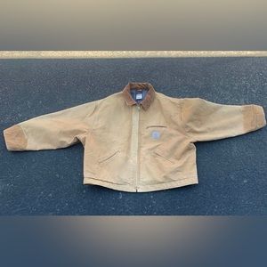 Vintage Carhartt Detroit Jacket Brown JO1 BRN blanket lined Size 58 REG